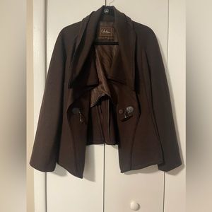 Cole Haan drape sweater blazer